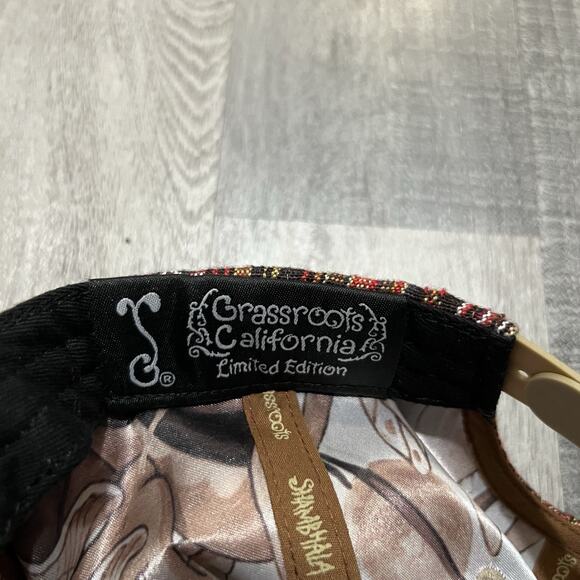 Grassroots Shambhala Festival Hat SAMPLE Lmtd Edition SAMPLE Serape Owl Cap RARE - Picture 6 of 7